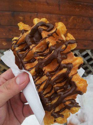 Suger waffle ,no syrup needed