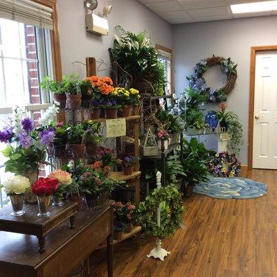 We have many beautiful treasures here in our showroom ranging from plants to jewelry to chocolates! Stop by to pick out something special!