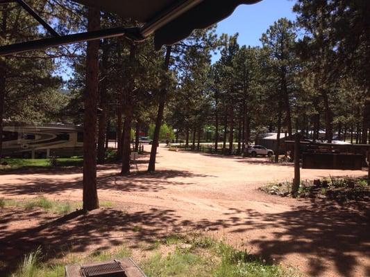 Park entrance from inside.