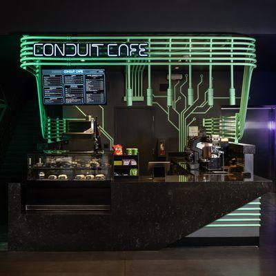 Conduit Cafe inside AREA15