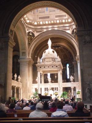 Beethoven in the Baroque Basilica. Free. Humanity at it's most exquisit