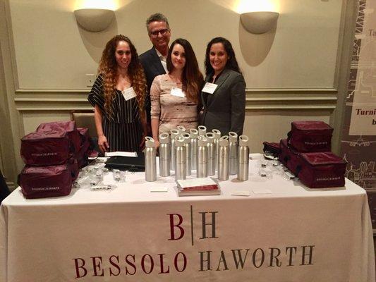 Bessolo Haworth Team attending CSUN's "meet the firm" college recruiting reception.