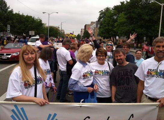 Supporting our local LGBTQ community at Dayton's Pride Parade and Festival 2015.