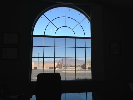 Office View of El Paso's Franklin Mountains