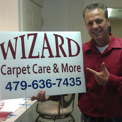 Wizard Carpet Care & More has provided services to Northwest Arkansas residents since 1989. Jon Easterling, owner.