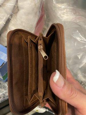 Brand new wallet with tags