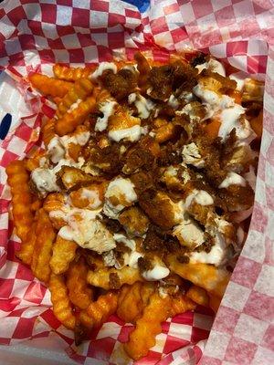 Buffalo chicken fries