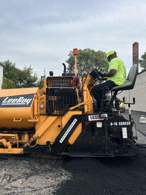 Asphalt Paving Application