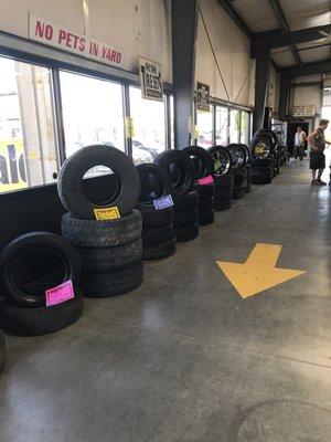 Tires and tires and wheel sets too.