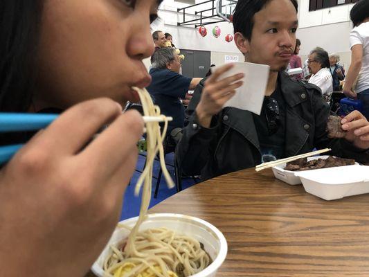 Udon - at the Asian Food and Cultural Bazaar - delicious  05.05.2018