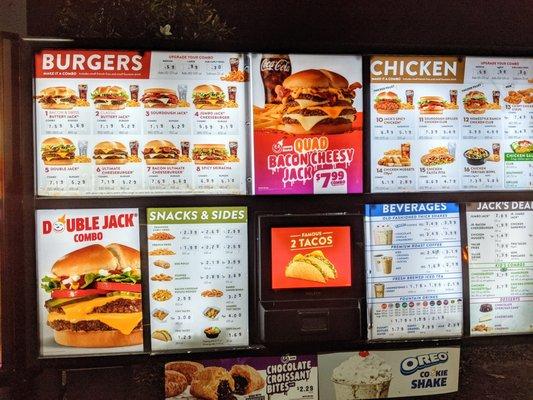 Fast Food Menu