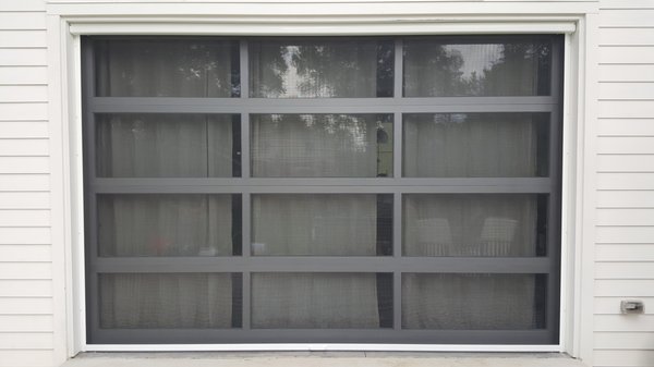 Garage Door Retractable Screen