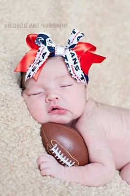 Go Texans! Newborn pic by Michaelle Janet :)