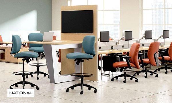 We carry all the top industry brands such as Hon, Deskmakers, Friant, Maverick Desk, Arcadia, 9to5 Seating and more!