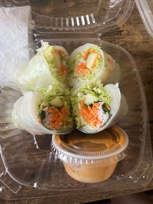 Fresh Spring Rolls with no shrimp