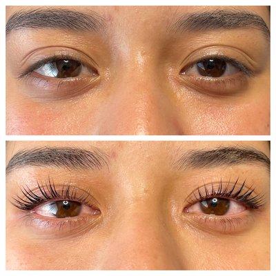 Keratin Lash Lift for the win!