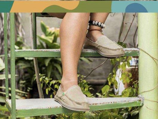 Sanuk ladies hemp shoe