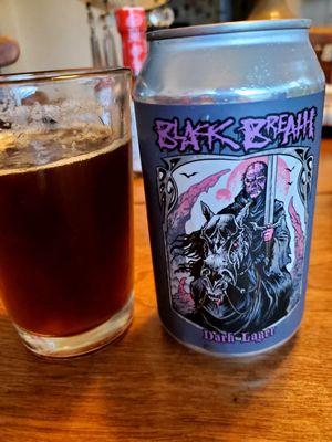 Black Death, a dark lager.