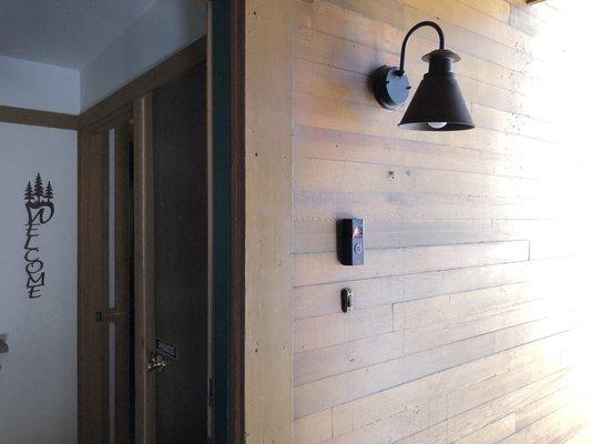 Ring camera doorbell installation