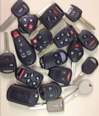 Most car keys duplicated and programmed, Lost your car key and remote? No worries we can cut and program new keys for most vehicles