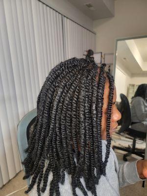 Afro kinky Twist braids