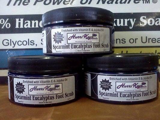 Spearmint Eucalyptus Foot Scrub.....sooo refreshing!