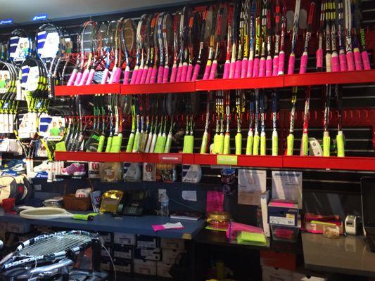 We string more racquets than any other store.