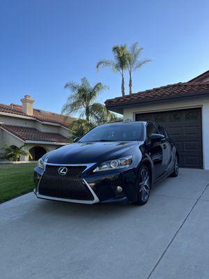 This was the vehicle (2014 Lexus CT200h F Sport) I sold to them