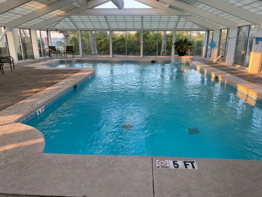 Indoor pool.