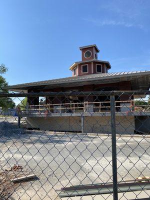 New pavilion almost completed