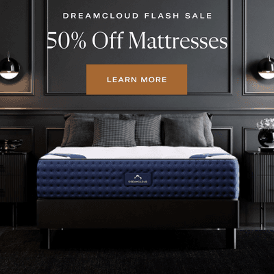 Dreamcloud 50% OFF!
On display and in stock at Bedroom Express Furniture & Mattresses.