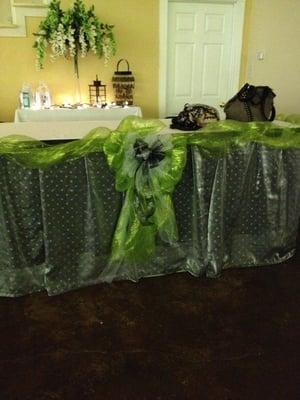 Bar decor for wedding!