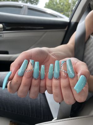 Full set, nail art