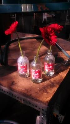 Soda pop bottles repurposed!