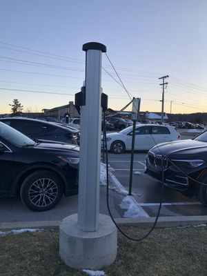 Two stations of four chargers