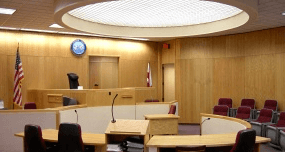 Courtroom at D.C. Superior Court