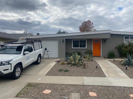 Garage door installation