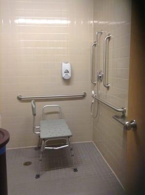 Walk in shower stall