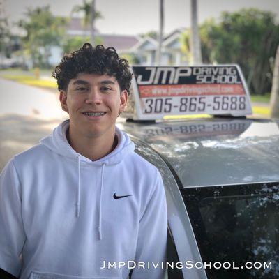 Danilo is another happy customer passing the #drivingexam with #jmpdrivingschool.  You can be the next one. https://linktr.ee/JMPdriving