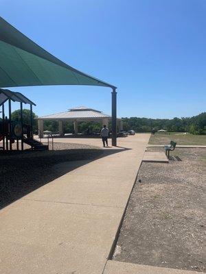 Big covered picnic area