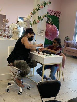 Nail technician