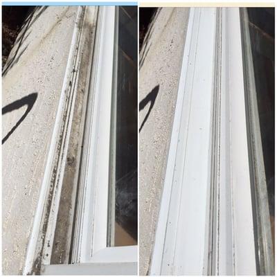 We pay attention to details, making sure your track is cleaned is part of our window cleaning service.