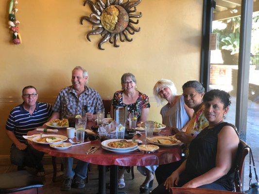 The Lunch Bunch, an open monthly social gathering that chooses a new restaurant each month.