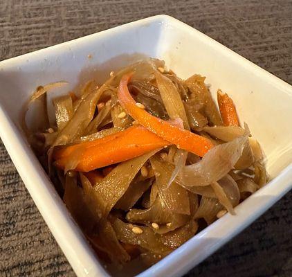 Nimono - Simmered burdock root and carrot