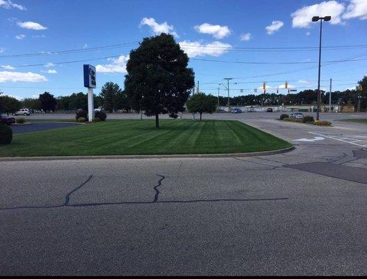 We take price in our commercial mowing services!