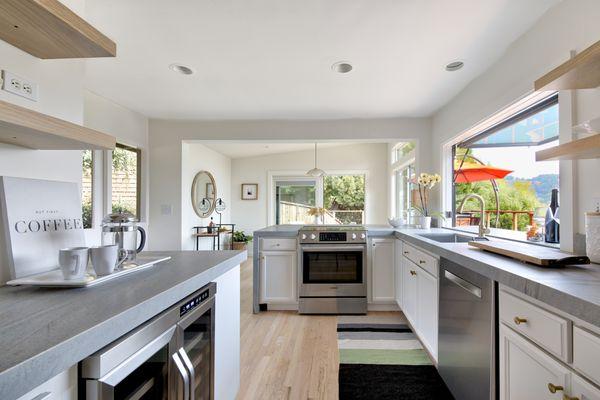 Mill Valley kitchen remodel job