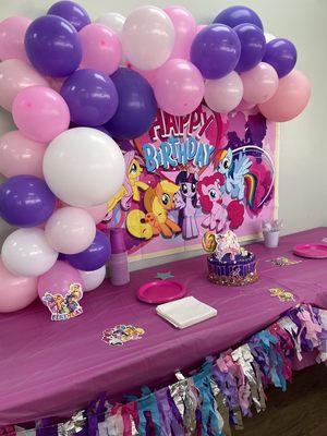 Birthday Party Setup