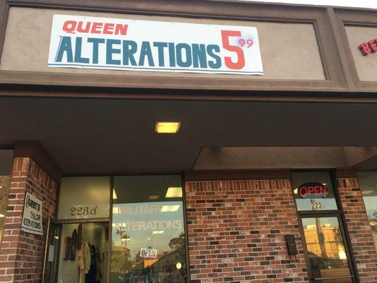 We're open for business and alterations start at $5.99.