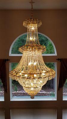 Beautiful Light Fixture Just Installed