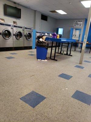 The dirty laundromat!